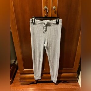 Gap Waffle Knit Lounge Pants - Casual Drawstring Size Medium